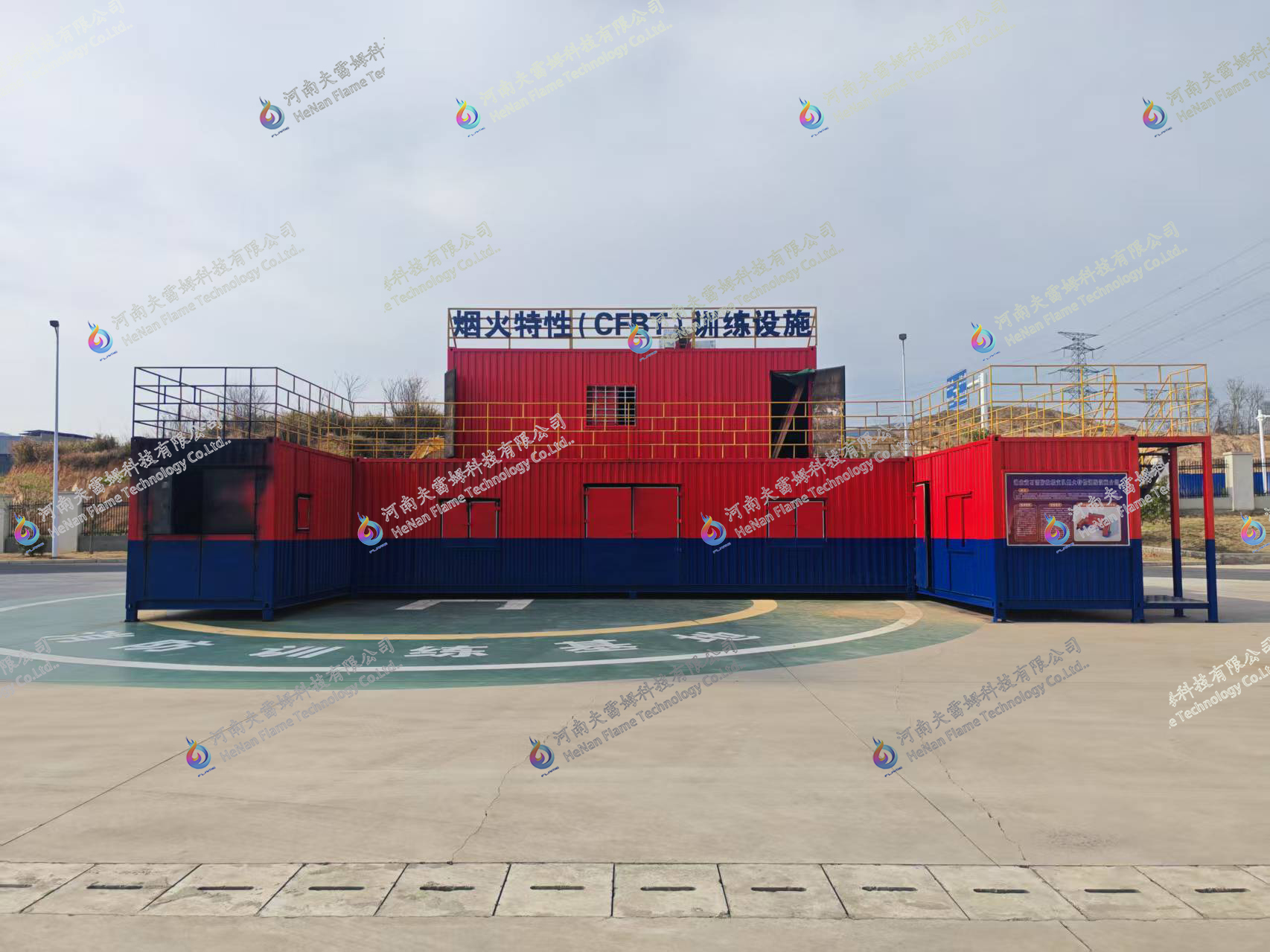 黄石市某队烟火特性训练